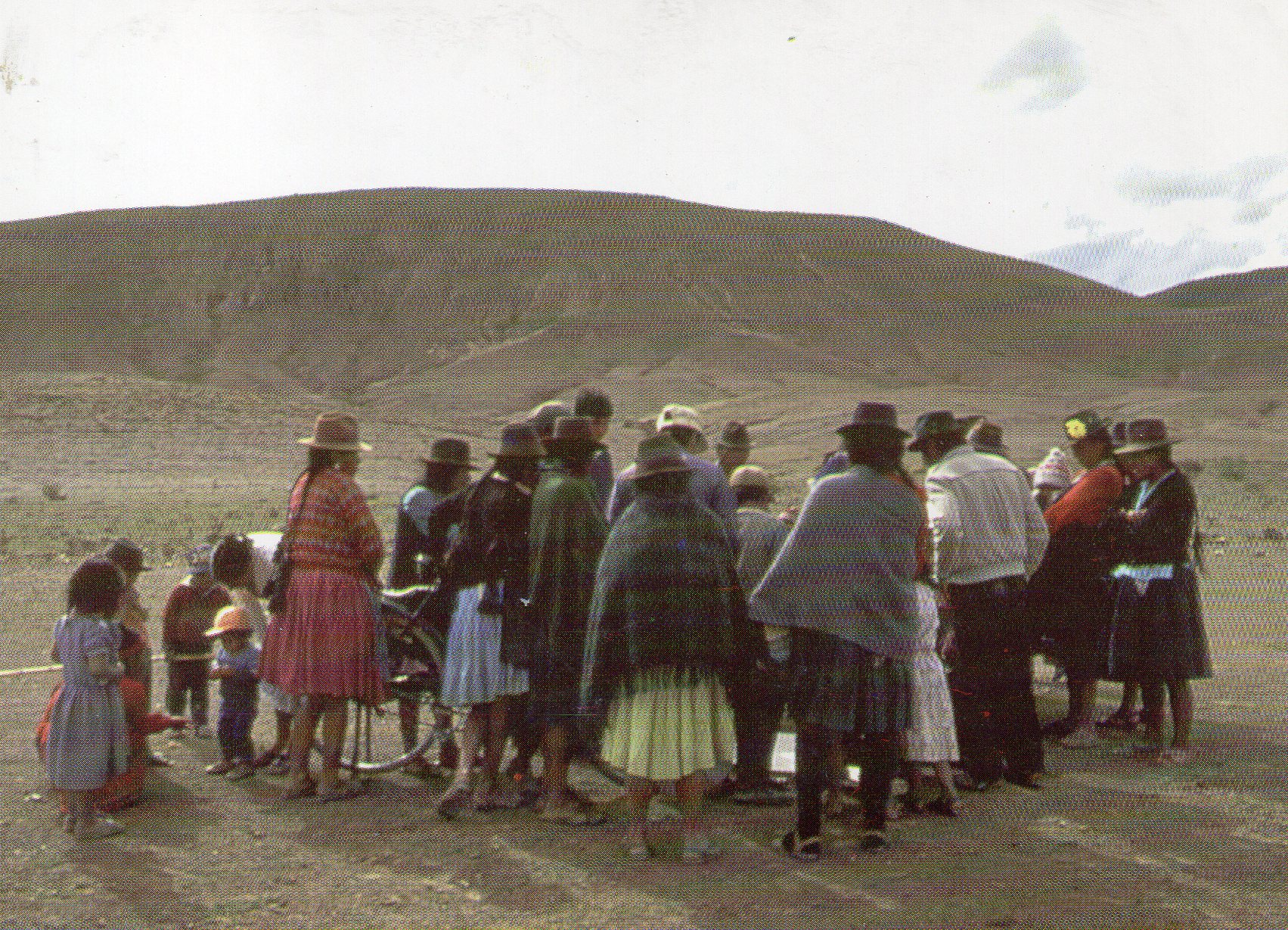 Trabajo comunitario en el altiplano
